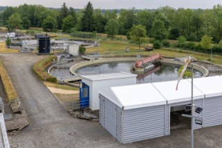 In RoKKa wurden auf der Kläranlage Erbach neue Verfahren zur Rückgewinnung von Rohstoffen aus Abwasser pilotiert und über mehrere Monate erprobt.