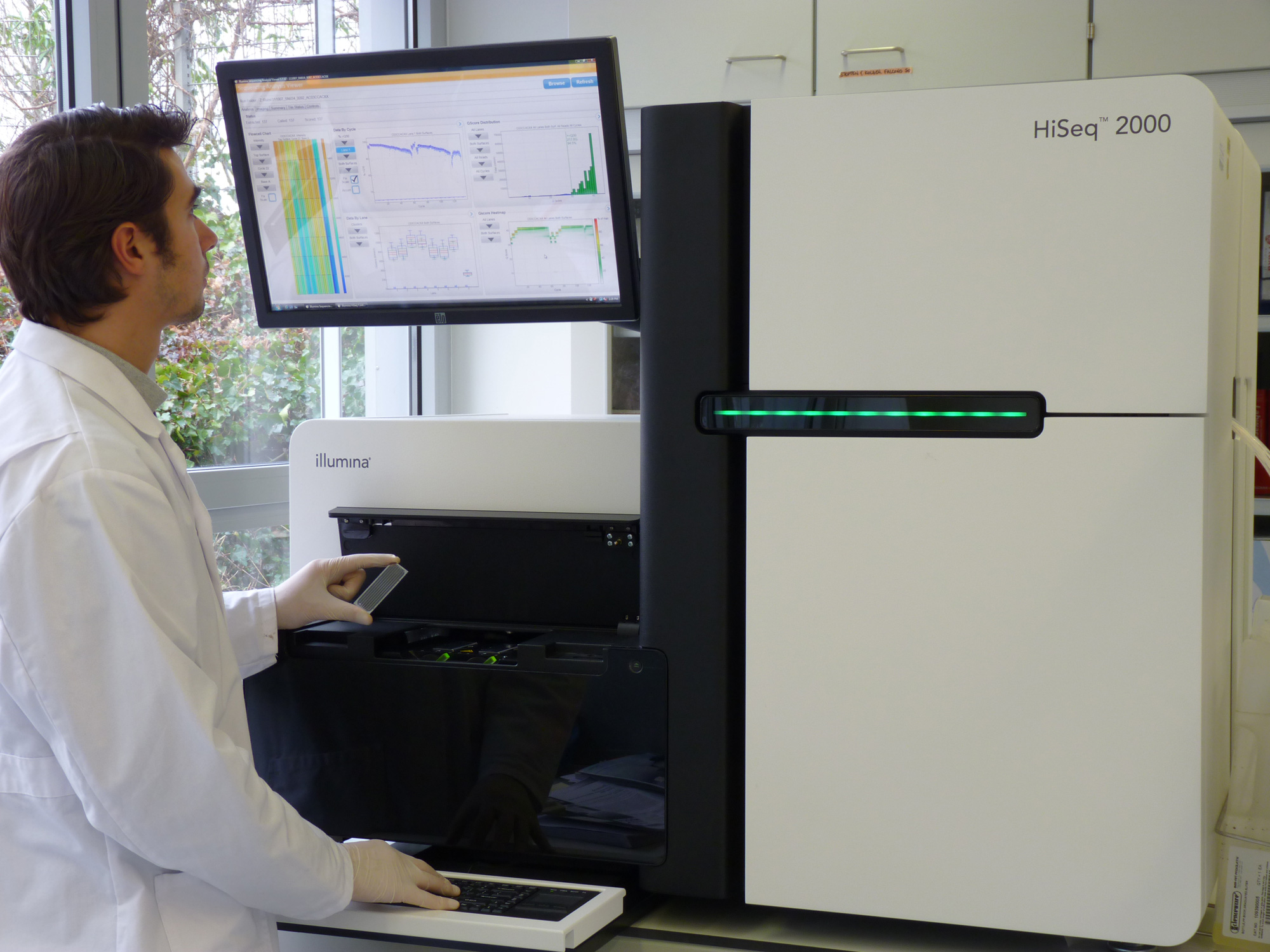 Illumina high-throughput sequencing platform. Illumina high-throughput sequencing platform.
